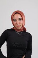 Janjan Silky Satin Square Scarf-Havan