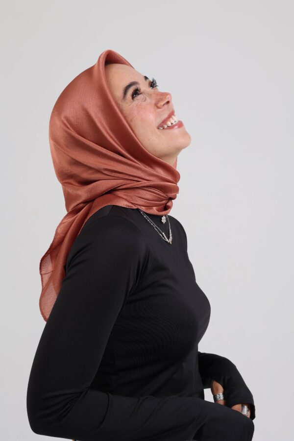 Janjan Silky Satin Square Scarf-Havan