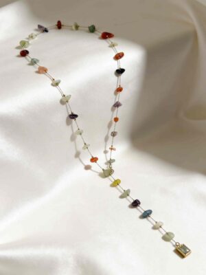 Jasper Aura Stones Necklace