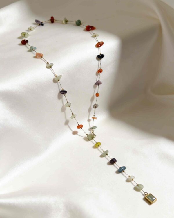 Jasper Aura Stones Necklace