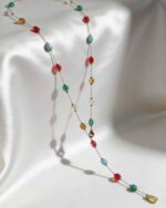 Jasper Candy Cube Necklace