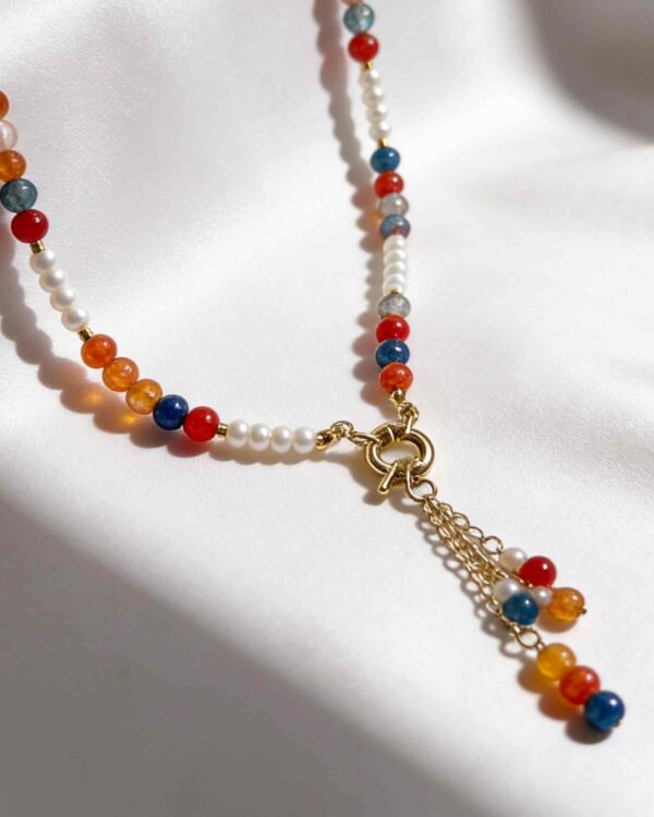 Jasper Handmade Colorful Bead Necklace
