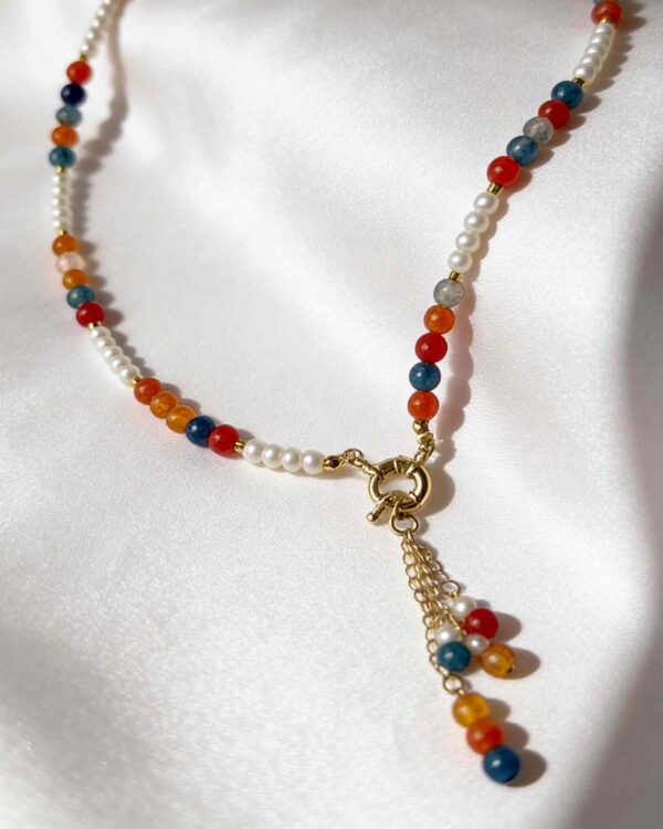 Jasper Handmade Colorful Bead Necklace