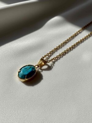 Jasper Turquoise Stone Necklace