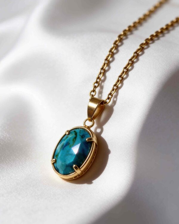 Jasper Turquoise Stone Necklace