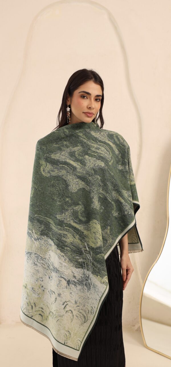 Luxurious Double Sided Soft Wool Shawl