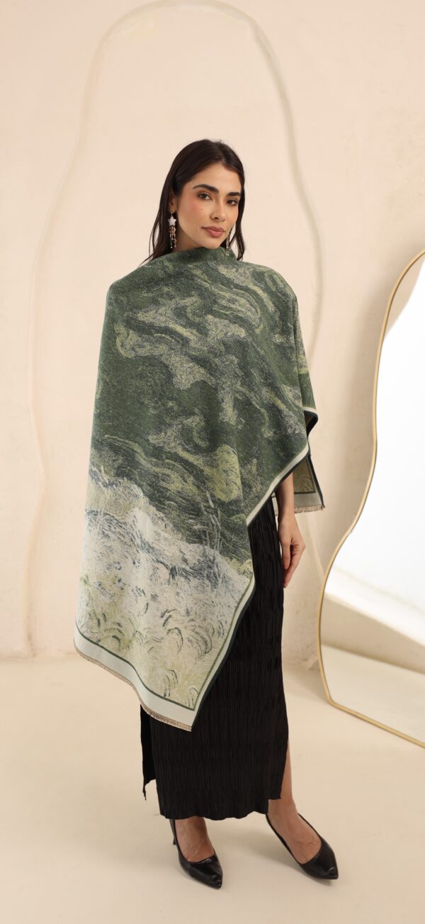 Luxurious Double Sided Soft Wool Shawl