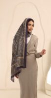 Arabian Nights Luxury Silk Scarf-Eggplant