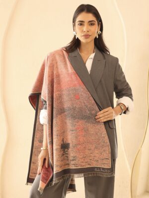 Luxurious Double Sided Soft Wool Shawl