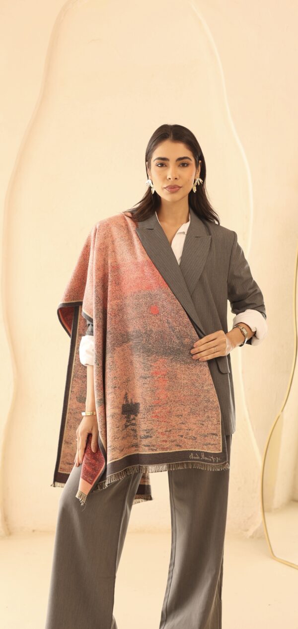 Luxurious Double Sided Soft Wool Shawl