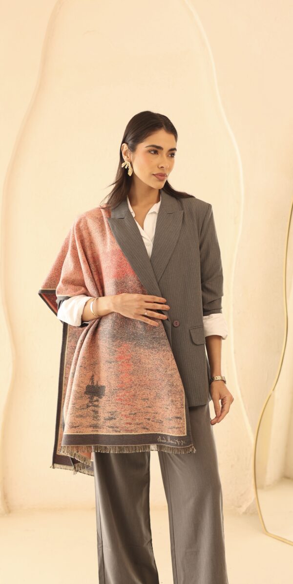Luxurious Double Sided Soft Wool Shawl