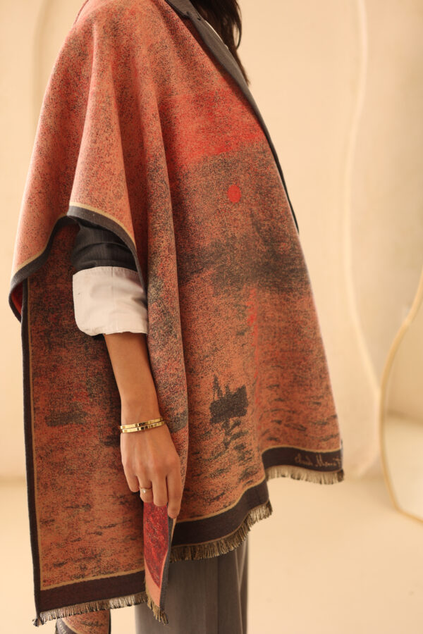 Luxurious Double Sided Soft Wool Shawl