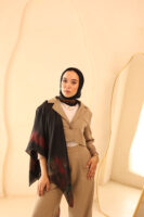 Aura Premium Silk Square Scarf-Midnight Bloom