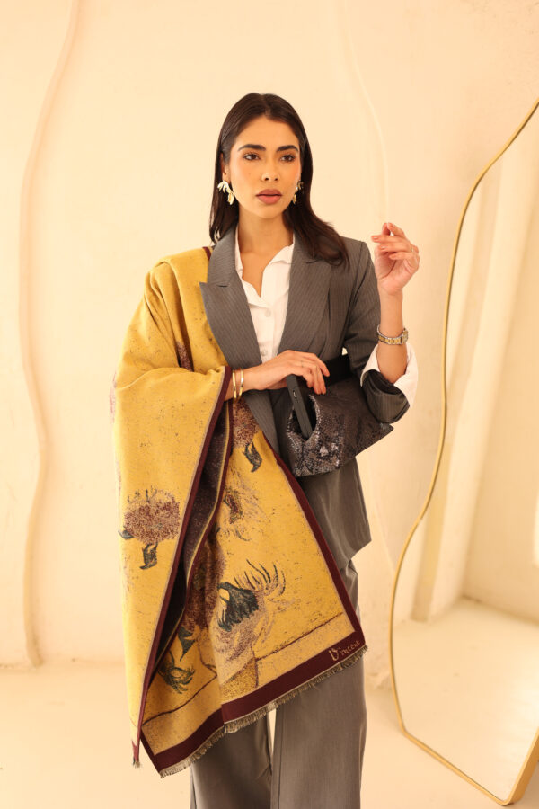 Luxurious Double Sided Soft Wool Shawl