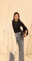 Luxurious Soft Wool Shawl-Off White