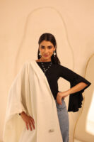 Luxurious Soft Wool Shawl-Off White