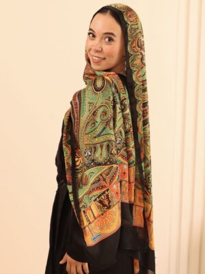 Arabian Nights Luxury Silk Scarf-Mixed Colors