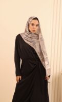 Arabian Nights Luxury Silk Scarf-Beige