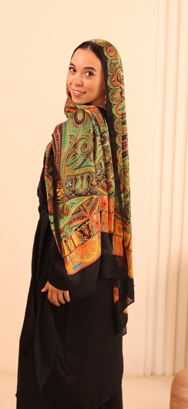 Arabian Nights Luxury Silk Scarf-Mixed Colors
