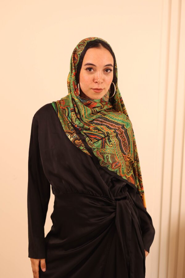 Arabian Nights Luxury Silk Scarf-Mixed Colors