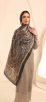 Arabian Nights Luxury Silk Scarf-Army