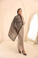 Arabian Nights Luxury Silk Scarf-Army