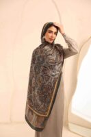 Arabian Nights Luxury Silk Scarf-Army