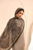 Arabian Nights Luxury Silk Scarf-Army