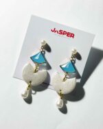 Jasper Handmade Polymer Clay lolly Earrings