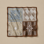 Soft Satin 70x70 Square Scarf-Mocha Elegance
