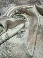 Soft Satin 70x70 Square Scarf-Nude Elegance