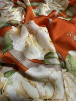 Soft Satin 70x70 Square Scarf-Amber Elegance