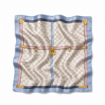 Soft Satin 70×70 Square Scarf – Pastel Voyage