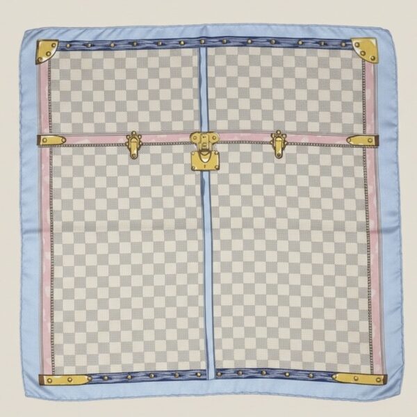 Soft Satin 70×70 Square Scarf – Pastel Voyage