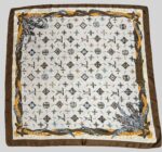 Soft Satin 70×70 Square Scarf – Desert Plume